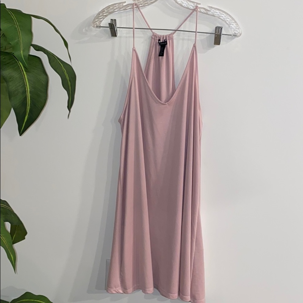 Light pink forever 21 flowy dress
